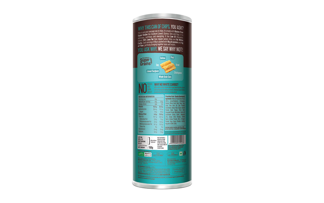 Ritebite Max Protein 7 Grain Protein Snack Cheese & Jalapeno   Jar  150 grams